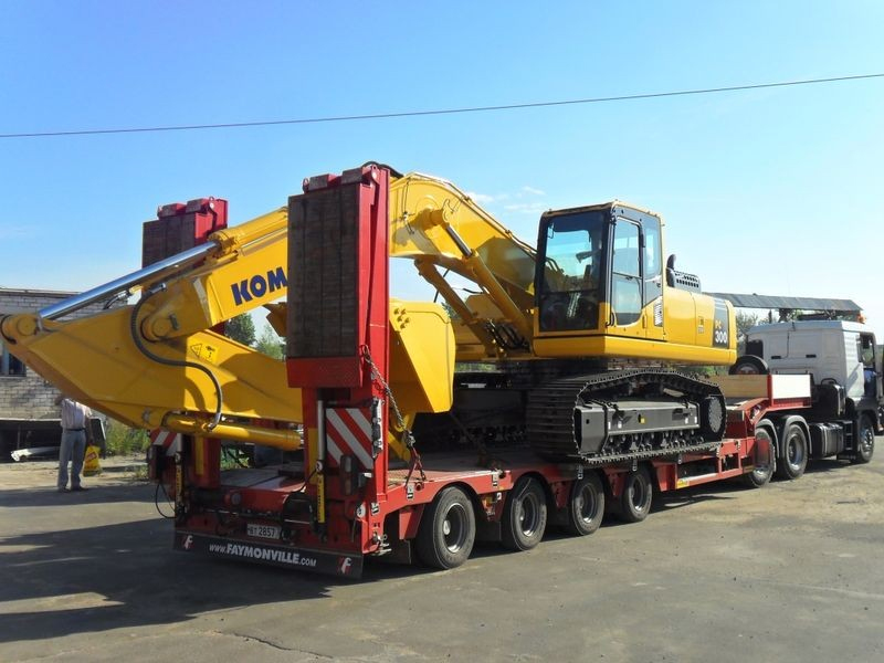 Транспортировка экскаваторов в Крыму